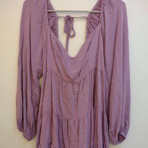 Shinestar long sleeve baby doll dress. Size xl